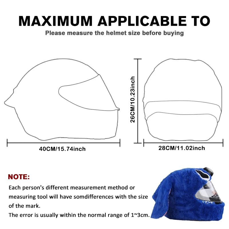 Plush Santa Clause Helmet Cover