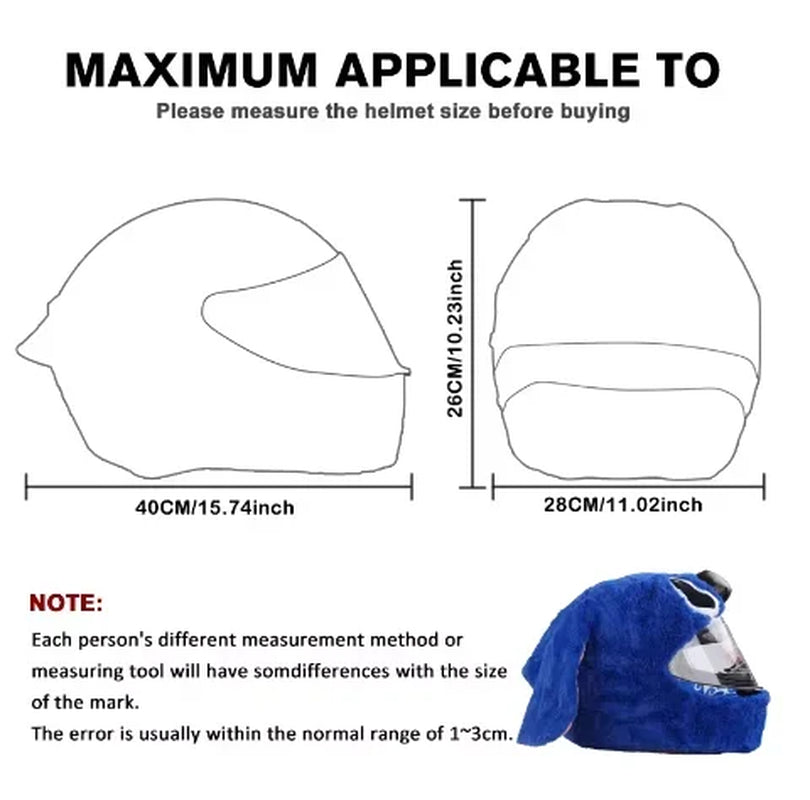 Pink Plush Bear Helmet Cover