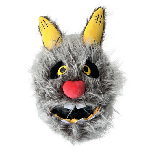 Plush Horror Bunny Helmet Cover