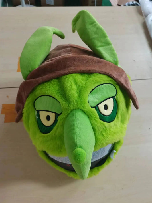 Plush Goblin Helmet Cover