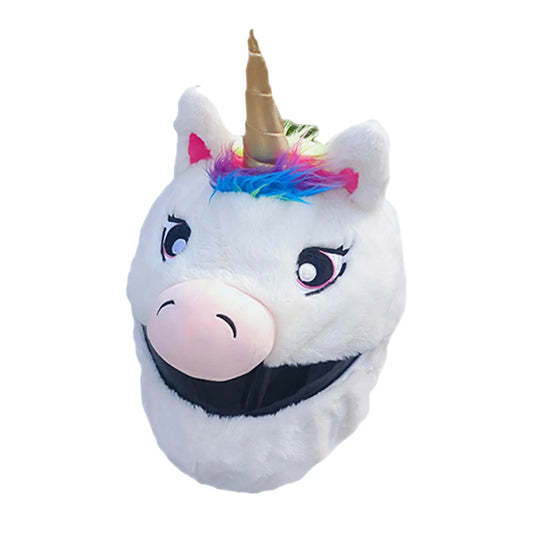 Plush Unicorn Helmet Cover