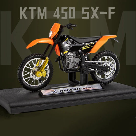 450 SX-F Motorcycle 1:18 Diecasts Model