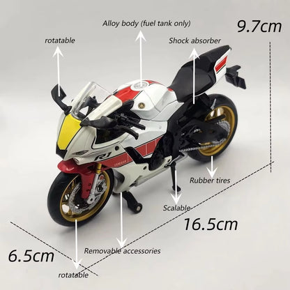 Yamaha YZF-R1M 1:12 Diecast Model