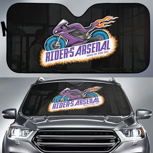 Black Rider's Arsenal Auto Sun Shade