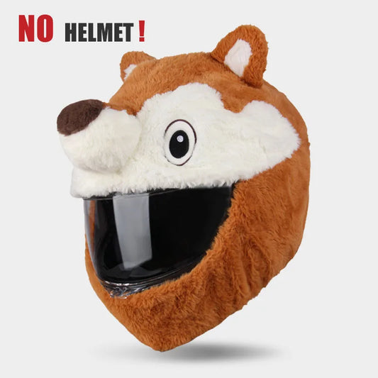 Brown Plus Dog Helm COver